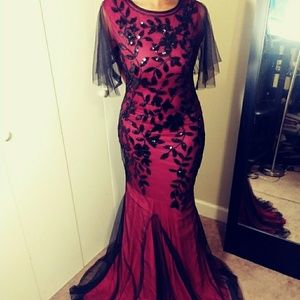 Mermaid Hem Maxi Dress